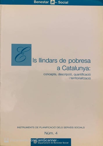 llindars de pobresa a Catalunya. Concepte, de GOMEZ I SERRA | portada del libro