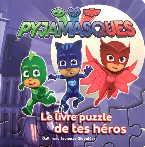 PYJAMASQUES LE LIVRE PUZZLE DE TES HEROS, de Romuald | portada del libro