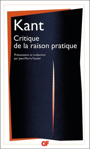 RITIQUE DE LA RAISON PRATIQUE, de KANT EMMANUEL | portada del libro