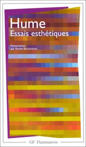 SSAIS ESTHETIQUES, de HUME DAVID | portada del libro