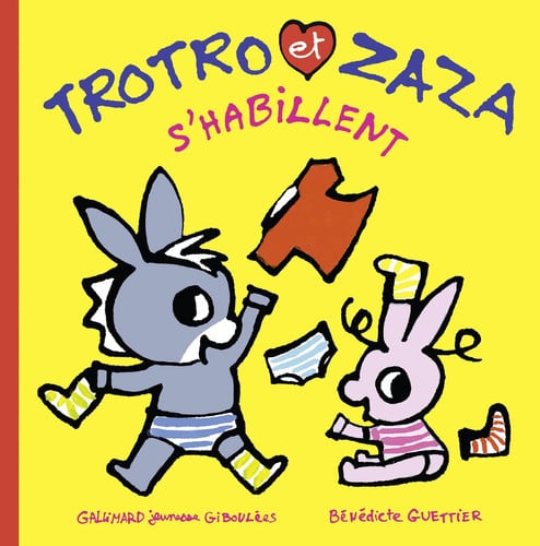 TROTRO ET ZAZA S'HABILLENT, de GUETTIER | portada del libro