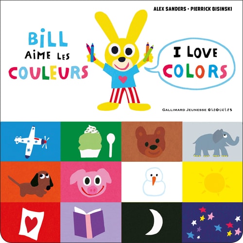 BILL AIME LES COULEURS, de Alex Sanders | portada del libro