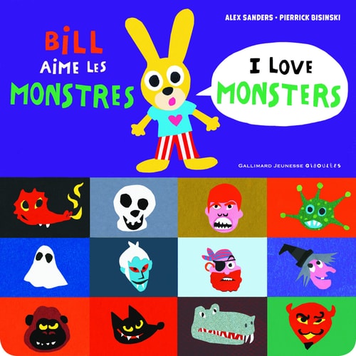 BILL AIME LES MONSTRES, de Alex Sanders | portada del libro