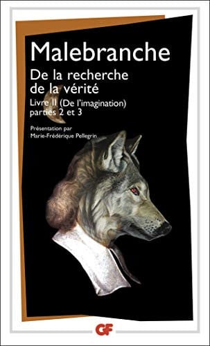 E LA RECHERCHE DE LA VERITE, de MALEBRANCHE | portada del libro