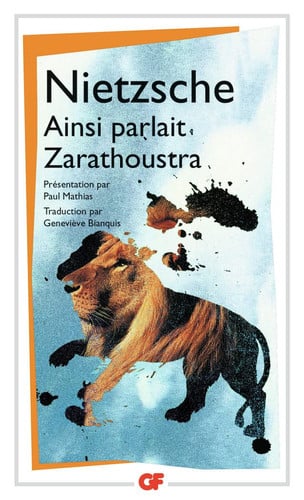 Ainsi parlait Zarathoustra, de NIETZSCHE FRIEDRICH | portada del libro