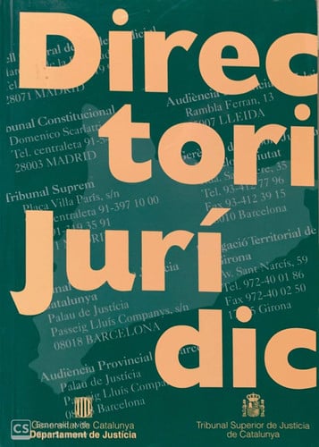 Directori jur¡dic, de AA.VV. | portada del libro