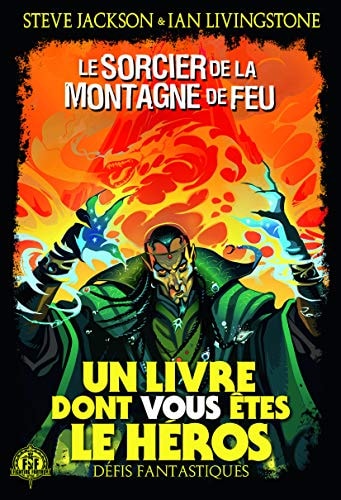 LE SORCIER DE LA MONTAGNE DE FEU, de Steve Jackson | portada del libro