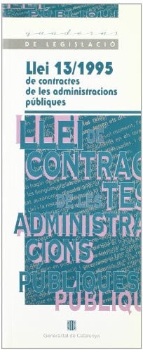 Llei 13/1995, de AA.VV. | portada del libro