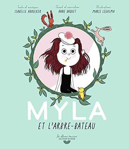 MYLA ET L'ARBRE BATEAU LIVRE-CD, de ABOULKER | portada del libro