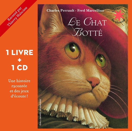 LE CHAT BOTTE LIVRE CD, de Charles*Marcellino Perrault (Fred) | portada del libro