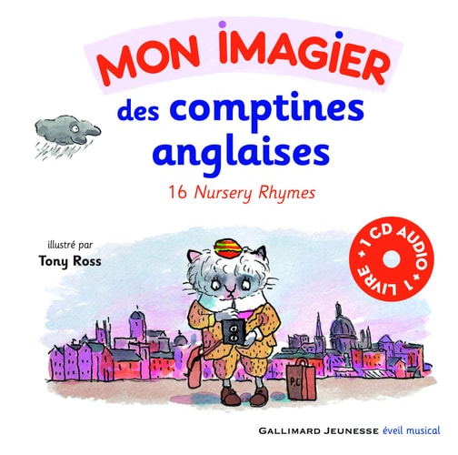 MON IMAGIER DES COMPTINES ANGLAISES LIVRE-CD, de Ross | portada del libro
