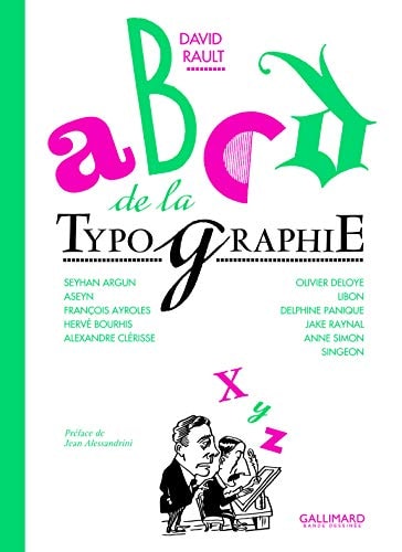 Abcd de la typographie, de David Rault | portada del libro