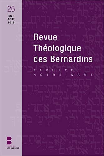 REVUE THEOLOGIQUE DES BERNARDINS N26, de des Bernardins | portada del libro