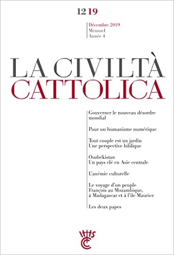 CIVILTA CATTOLICA DECEMBRE 2019, de Spadaro  sj | portada del libro