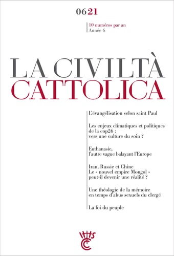 LA CIVILTA CATTOLICA 0621, de Spadaro | portada del libro