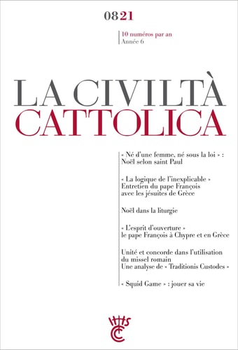 LA CIVILTA CATTOLICA 0821, de Spadaro | portada del libro