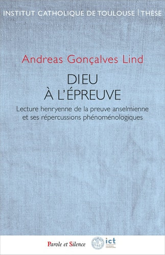 DIEU A L'EPREUVE, de Andreas Gonçalves Lind | portada del libro