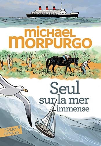 SEUL SUR LA MER IMMENSE, de Michael Morpurgo | portada del libro