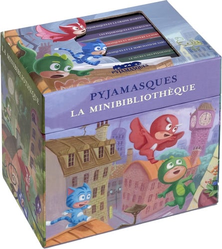LA MINIBIBLIOTHEQUE PYJAMASQUES, de ROMUALD | portada del libro