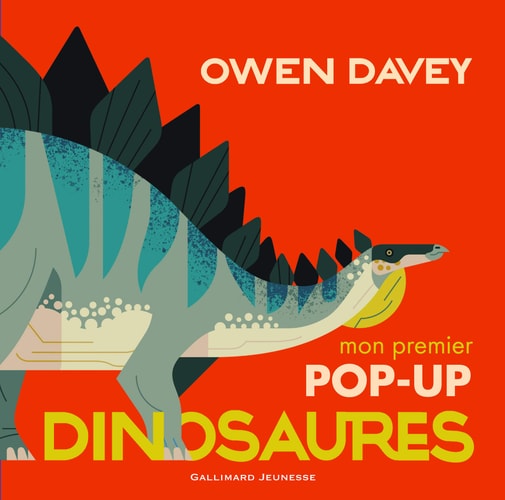 MON PREMIER POP-UP DINOSAURES, de Owen Davey | portada del libro