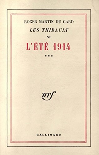 LES THIBAULT T6, de Roger Martin Du Gard | portada del libro