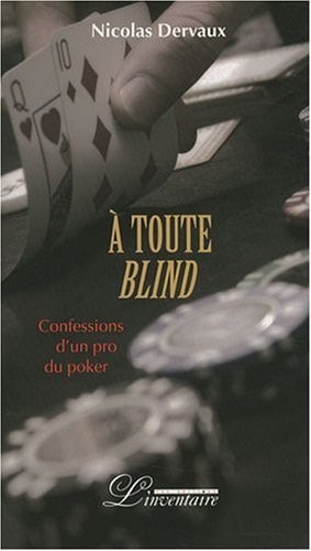 TOUTE BLIND (ECR), de Nicolas Dervaux | portada del libro