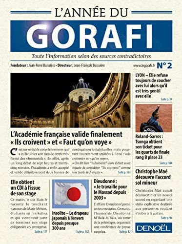 L'ANNEE DU GORAFI II, de Régis Parenteau-Denoël | portada del libro