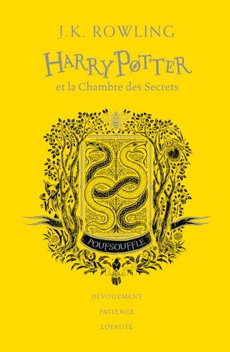 HARRY POTTER ET LA CHAMBRE DES SECRETS EDITION POUFSOUFFLE, de J. K. Rowling | portada del libro
