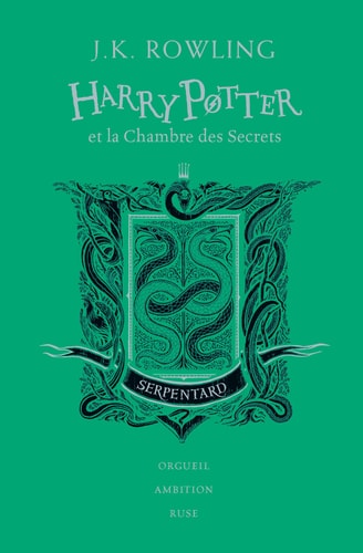 HARRY POTTER ET LA CHAMBRE DES SECRETS EDITION SERPENTARD, de J.K. Rowling | portada del libro