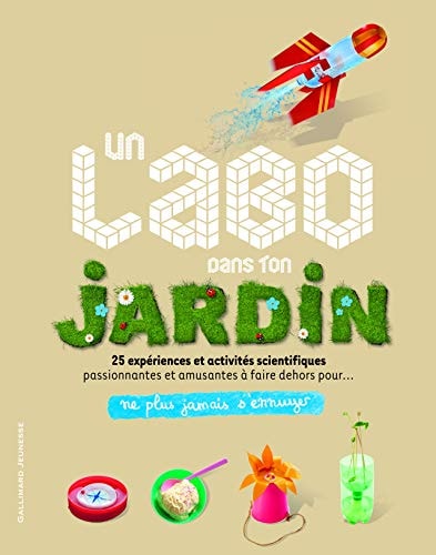 UN LABO DANS TON JARDIN, de Jack Challoner | portada del libro