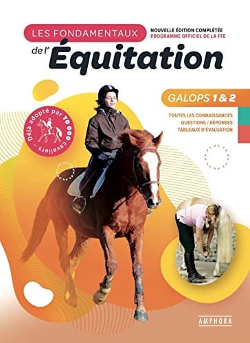 LES FONDAMENTAUX DE L'EQUITATION GALOPS 1 ET 2, de ANCELET CATHERI | portada del libro