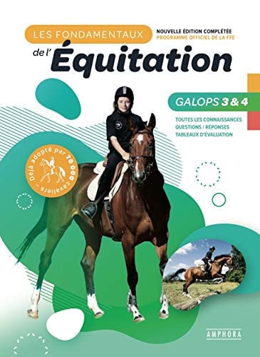 LES FONDAMENTAUX DE L'EQUITATION GALOPS 3 ET 4, de ANCELET CATHERI | portada del libro