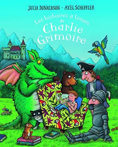 LES HISTOIRES A TIROIRS DE CHARLIE GRIMOIRE, de Julia Donaldson | portada del libro