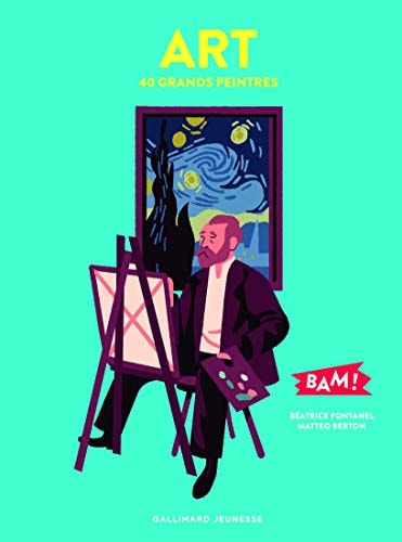 ART 40 GRANDS PEINTRES, de Béatrice Fontanel | portada del libro