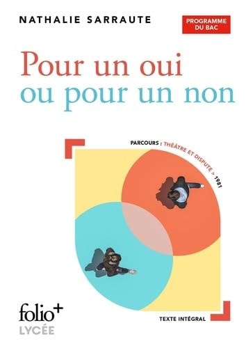 POUR UN OUI OU POUR UN NON BAC 2026, de Nathalie Sarraute | portada del libro