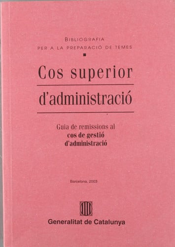COS SUPERIOR D'ADMINISTRACIO 3ED., de AA.VV. | portada del libro