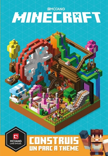 MINECRAFT CONSTRUIS UN PARC A THEME, de Stephanie Milton | portada del libro