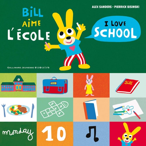 BILL AIME L'ECOLE, de Alex Sanders | portada del libro