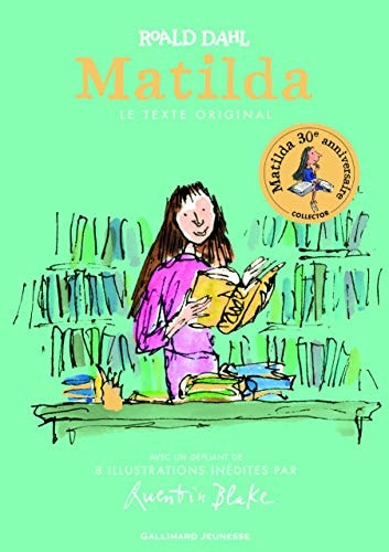 MATILDA EDITION 30 ANS, de Roald Dahl | portada del libro