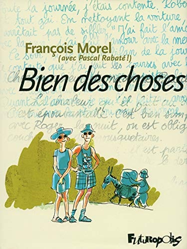 IEN DES CHOSES, de François Morel | portada del libro