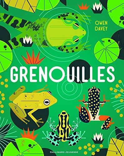 GRENOUILLES, de Owen Davey | portada del libro