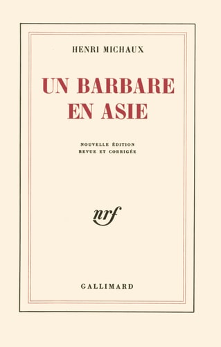 UN BARBARE EN ASIE, de Michaux | portada del libro