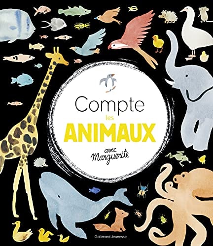COMPTE LES ANIMAUX AVEC MARGUERITE, de Marguerite Courtieu | portada del libro