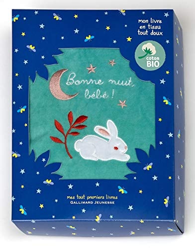 BONNE NUIT BEBE MON LIVRE EN TISSU BIO, de Camille Chincholle | portada del libro