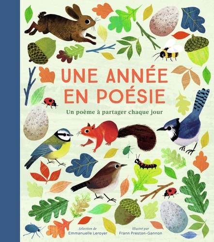 UNE ANNEE EN POESIE, de Emmanuelle Leroyer | portada del libro