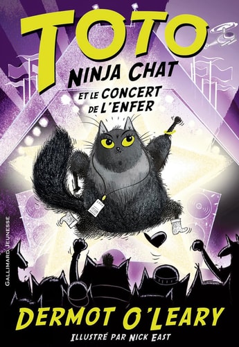 TOTO NINJA CHAT ET LE CONCERT DE L'ENFER, de Dermot O'Leary | portada del libro