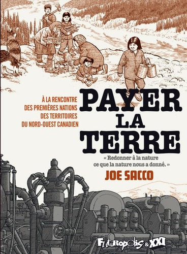 AYER LA TERRE, de Joe Sacco | portada del libro
