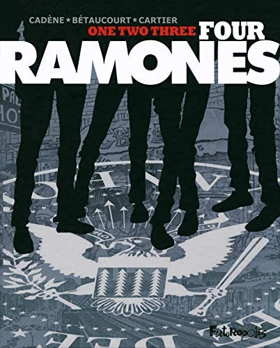NE TWO THREE FOUR RAMONES, de Bruno Cadène | portada del libro