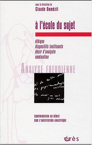 A L'ECOLE DU SUJET, de DUMEZIL CLAUDE | portada del libro