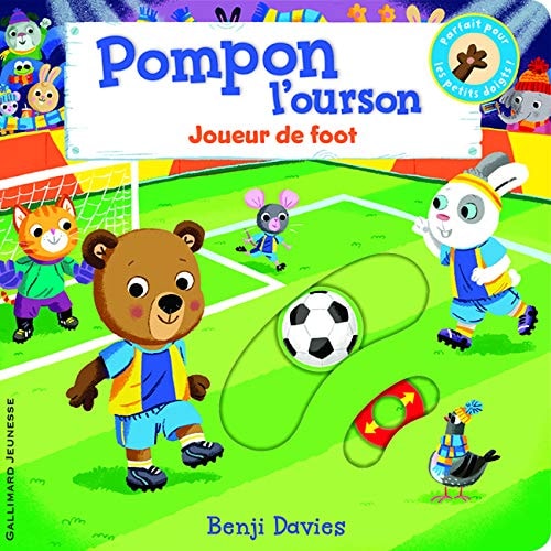 POMPON L'OURSON JOUEUR DE FOOT, de Benji Davies | portada del libro